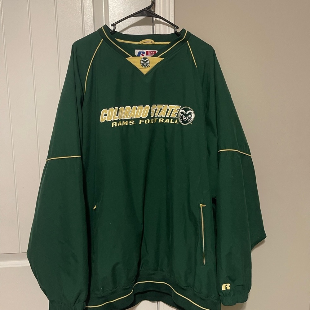 Russell Athletic Green Colorado State Rams Football Pullover